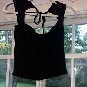 Black tank top